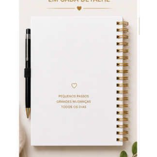 Caderno A5 Minimalista Premium Branco